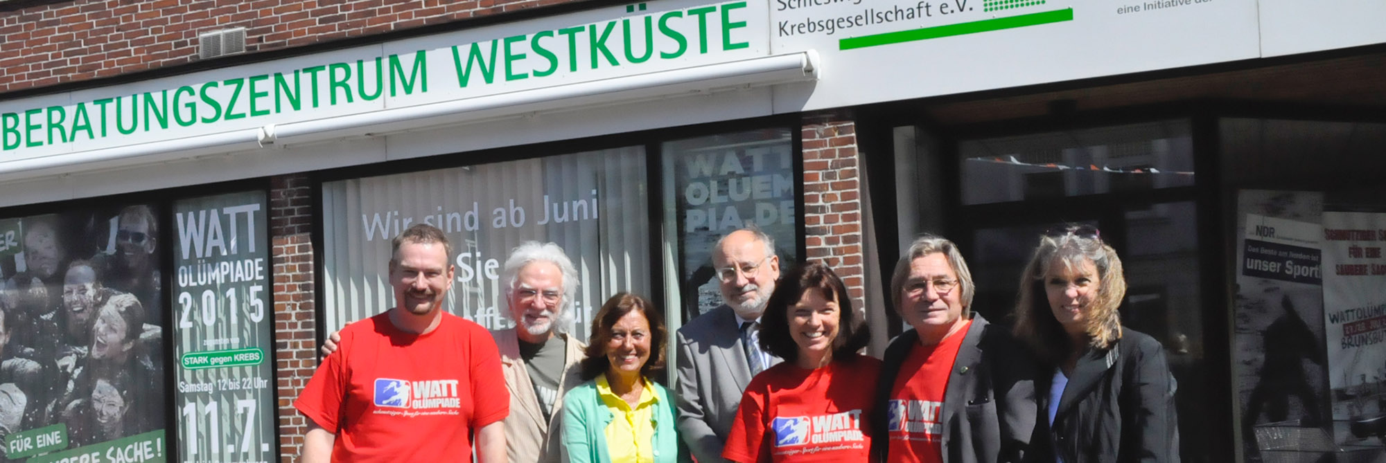 Wattolümpiade Brunsbüttel | Krebsberatungszentrum Westküste wird eröffnet